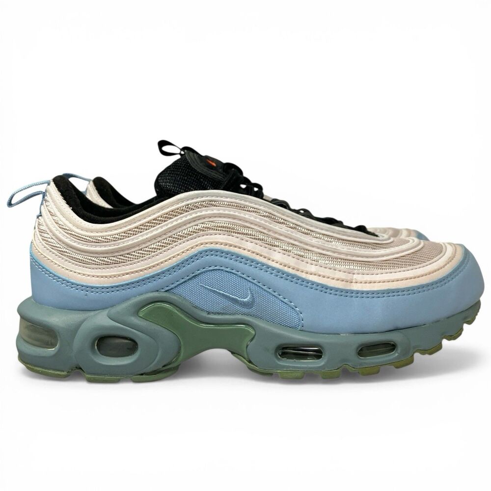 Nike Air Max 97 Sneakers Mens 6 Blue Plus Layer Cake Mica Green Retro AH8143-300